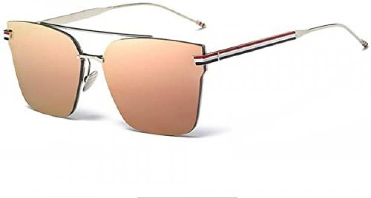 2021 Gözlük Modası Renkli Kare Camlı Gözlükler