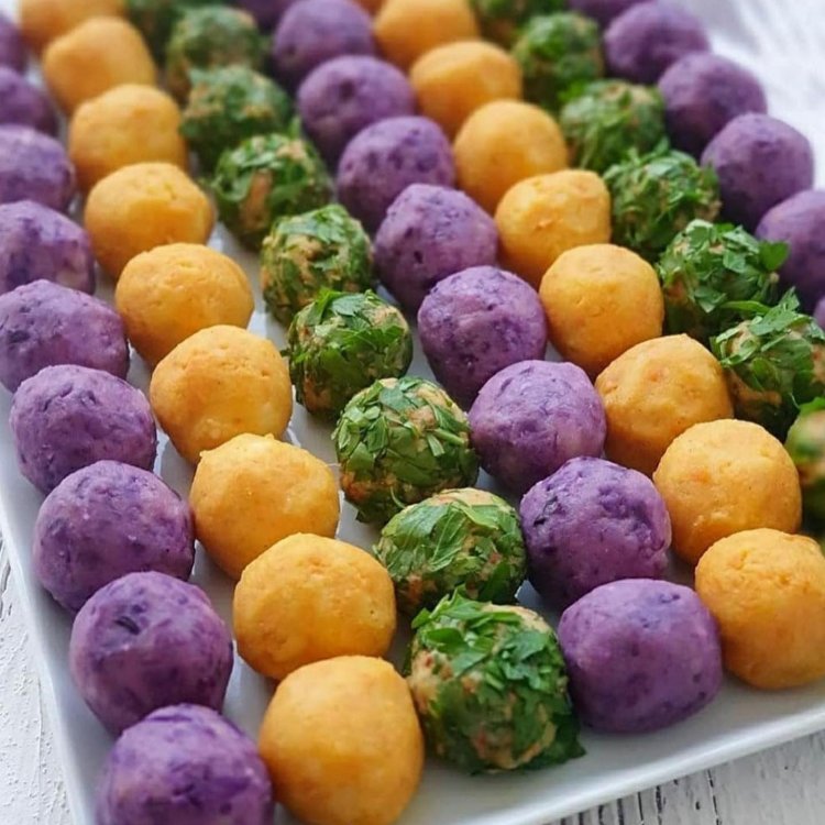 Renkli Patates Topları
